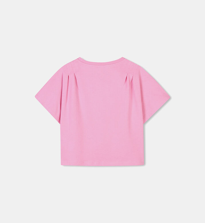 تيشيرت بأكمام قصيرة منتفخة