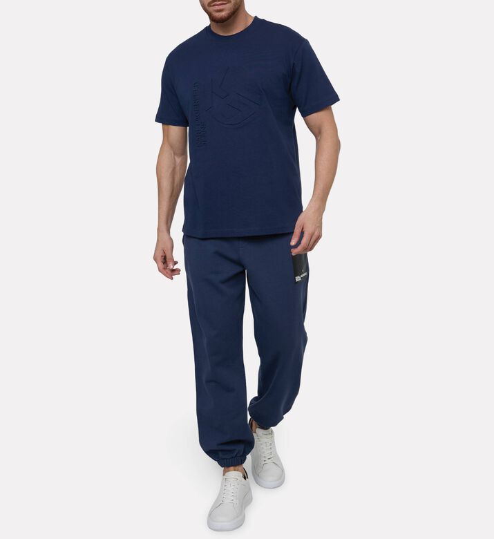 Karl Lagerfeld Embossed Logo T-shirt, Model View