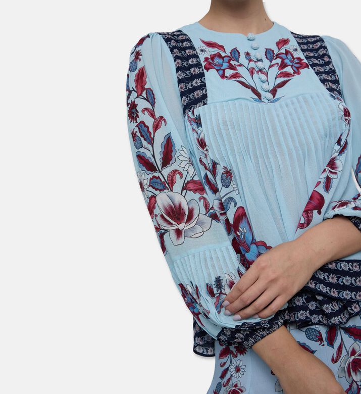 Farm Rio Marcelle Printed Blouse, Model View