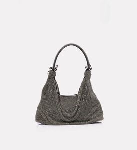 GIARITE Jules Rhinestones-embellishment Handbag, Black, Packshot View