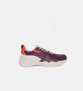 حذاء سنيكرز مقسم بألوان