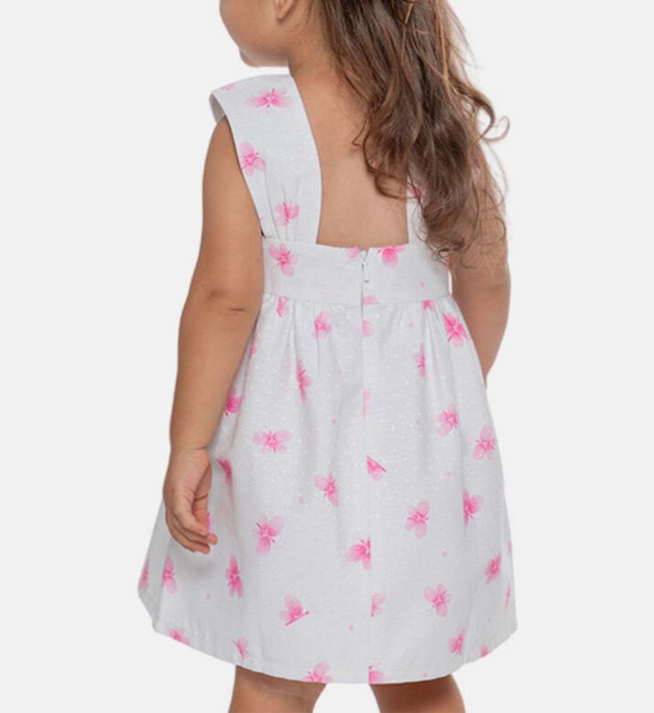 Desiree Butterfly-print Baby Dress