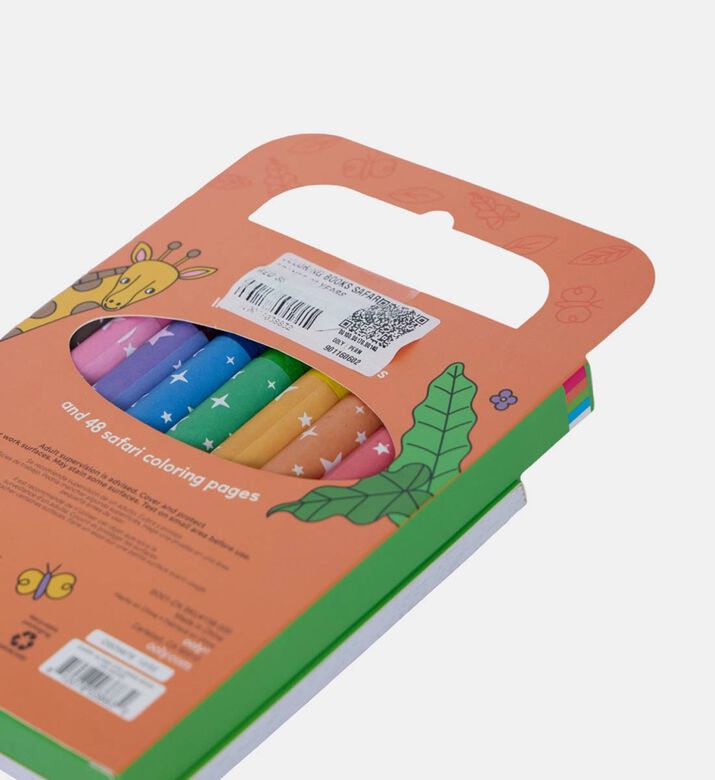 Carry Along Safari Coloring Book Set