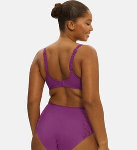 Floral French Lace Plunging Half Cup Bra