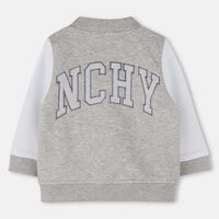 Two-tone 4g Jacquard Fleece Jacket