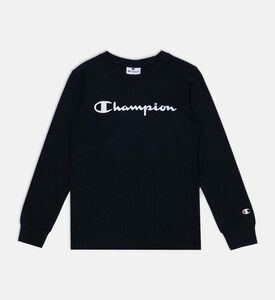 Champion High-contrast Logo-print T-shirt, Black, M, Packshot View