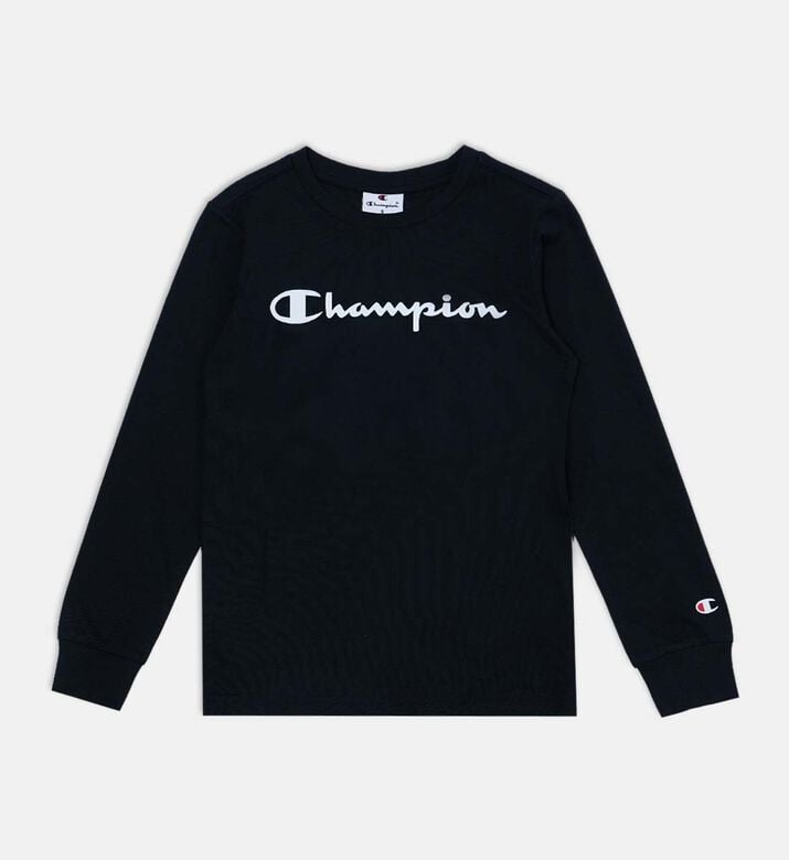 Champion High-contrast Logo-print T-shirt, Black, M, Packshot View
