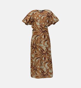 Ella Silk Draped Dress