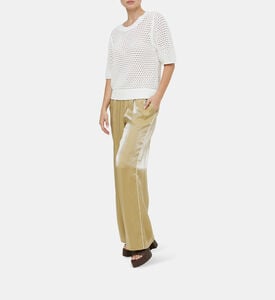 Dorado Wet-effect Palazzo Trousers