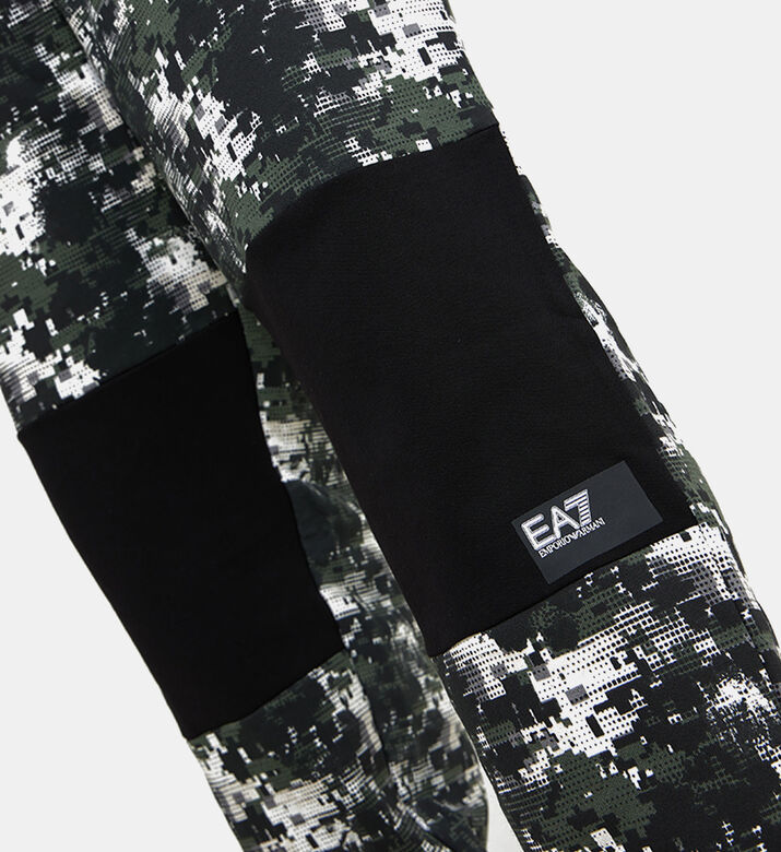 بنطال قطن مطبوع بالكامل