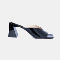 Tasha Patent Leather Mules