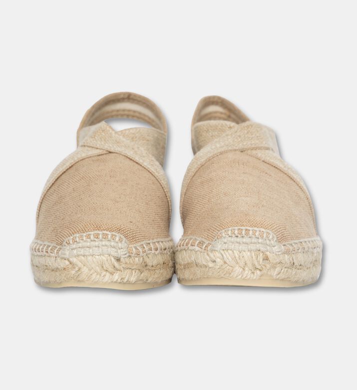 Toni Pons Verdi Vegan Canvas Wedge Espadrille, Brown, Eu-41, Packshot View