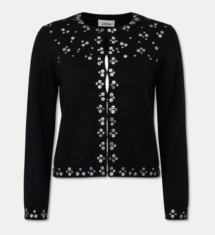 Isabel Marant Amaria Embellished Button Cardigan, Packshot View