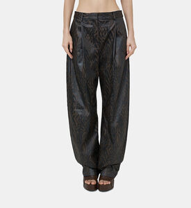 Just Cavalli Wide-leg Pleated-detail Pants, Model View