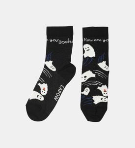 جوارب قطنية محبوكة شبح