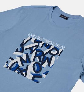 Cotton Graphic Logo-print Crewneck T-shirt
