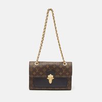 Louis Vuitton Black Monogram Canvas Victoire Bag Preowned