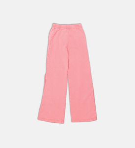 Elastic Waistband Wide-leg Pants