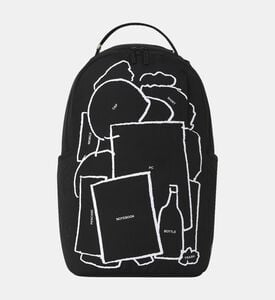Sprayground Emuni Black Dlxsr Backpack, Packshot View