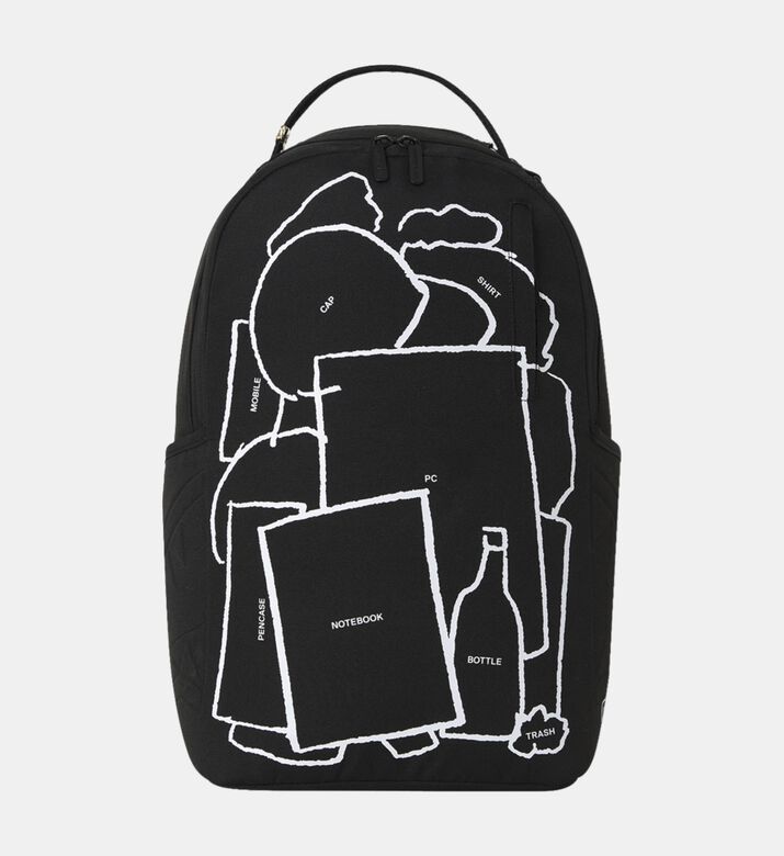 Sprayground Emuni Black Dlxsr Backpack, Packshot View