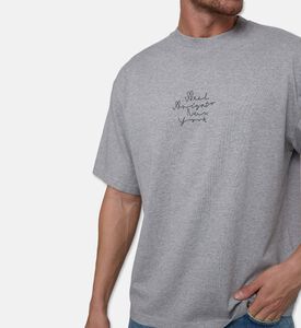 Axel Arigato Logo-script Embroidery T-shirt, Model View