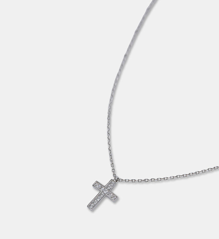 Nomination Carismatica Cubic Zirconia Large Cross Necklace, Packshot View