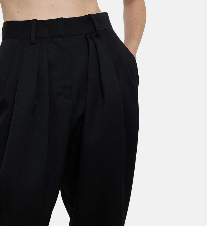 Pleated Button Closure Pants