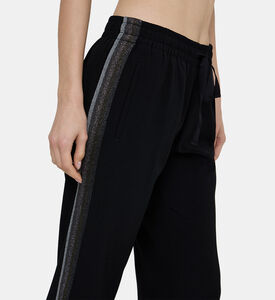 Pomy Glitter Crepe Trousers