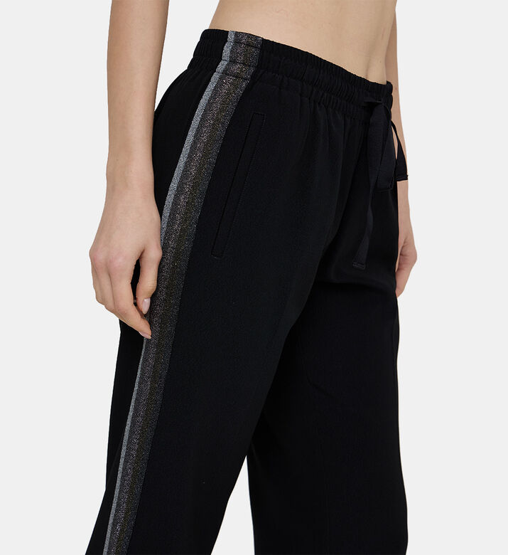Pomy Glitter Crepe Trousers