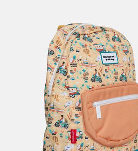 Hello Hossy Mini Philippines Clip Buckle Backpack, 30x38x12-cm, Orange, Packshot View