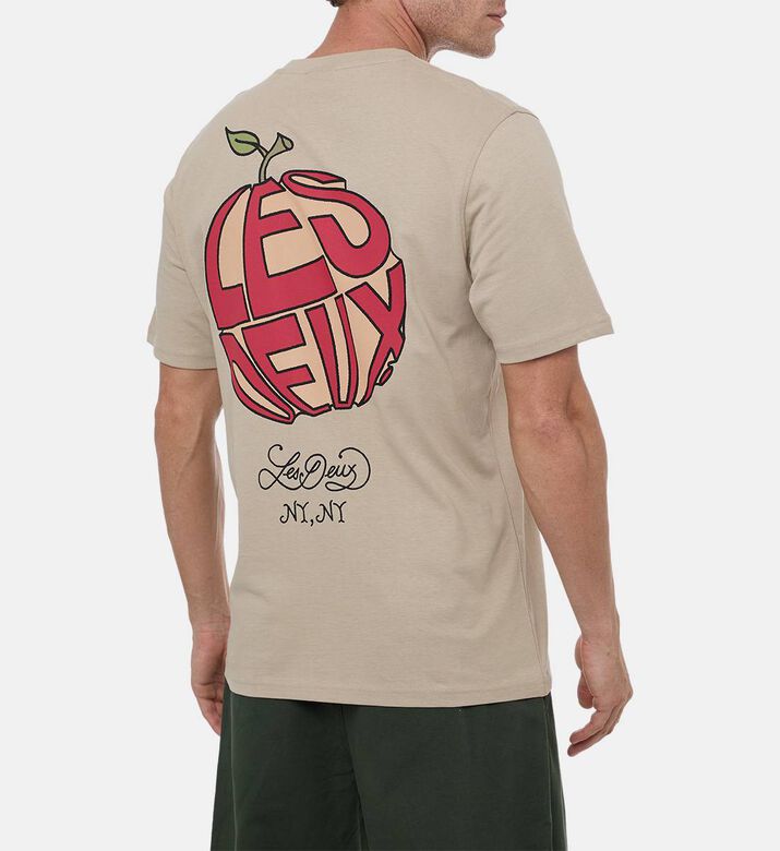 Les Deux Orchard Printed Crewneck T-shirt, Model View