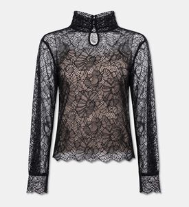 Rotate Lace-detailing Blouse, Packshot View