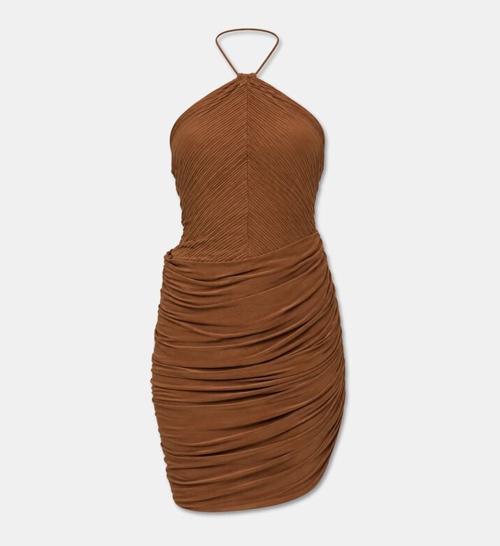 Ronny Kobo Delphine Fitted Asymmetric Hem Dress, Packshot View