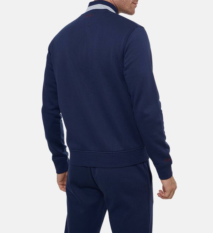 Hackett London Logo-embroidery Regular-fit Sweater, Model View
