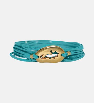 Aqua Multiple Tour Seahorse Wrap Bracelet