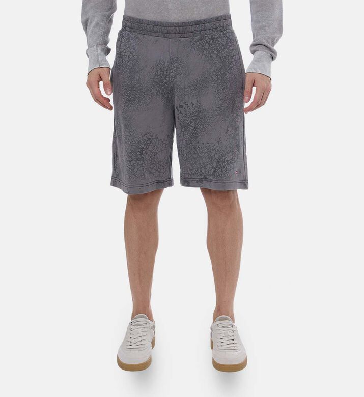 Elasticated Waist All-over Print Shorts