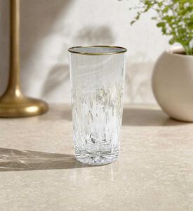 Cristal de Paris Barcelona Gold Highballs 6-piece Set, Model View