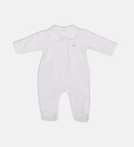 My First Collection Angel Wings Romper, White, 3m, Packshot View