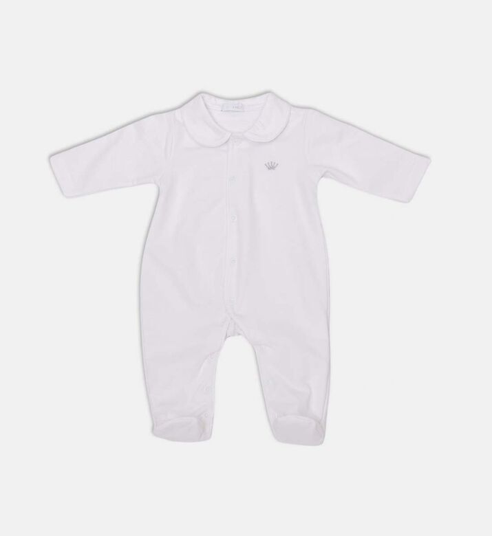 My First Collection Angel Wings Romper, White, 3m, Packshot View