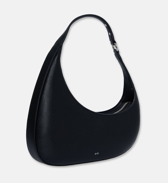JW PEI Harlee Leather Shoulder Bag, Black, Packshot View