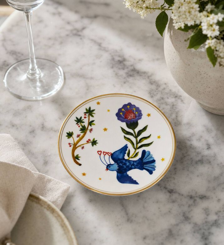 Bitossi Little Bird Plate, Model View