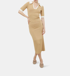 Ribbed Slim-fit Midi Skirt Ribbed Slim-fit Midi Skirt