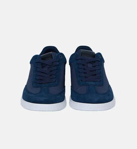 حذاء رياضي برباط نايلون وجلد