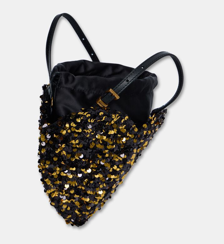 Rotate Velvet Evening Shoulder Bag, Packshot View