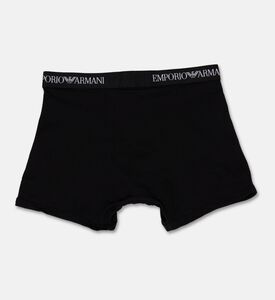 Emporio Armani Mid-rise Trunk Briefs Set, Black, Xl, Packshot View