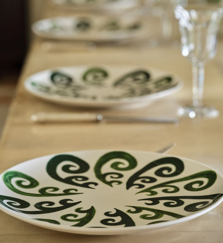 Peacock Porcelain Dinner Plate 27 Cm