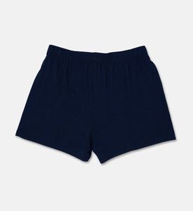Hanro Logo-detail Elasticated Knit Boxers, Navy, S, Packshot View