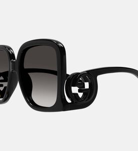 نظارة شمسية مربعة بعدسات متدرجة 58