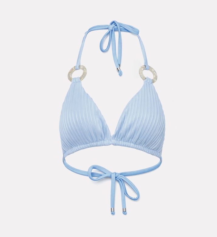 Baobab Kaia Hardware-detailing Triangle Bikini Top, Grey, L, Packshot View