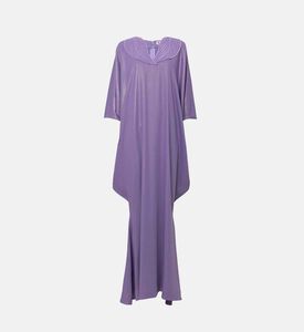 قفطان سلمى بقصّة منسدلة بتصميم أوراق شجر